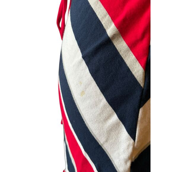 Vintage 1999 Women’s Tommy Hilfiger Red, White, Blue Strapless Dress Size Medium - Picture 3 of 8